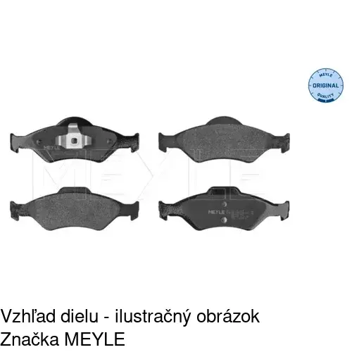 Brzdové dosky POLCAR S70-0291 - obr. 5