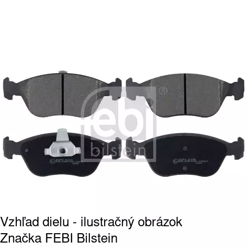 Brzdové dosky POLCAR S70-0306 - obr. 5