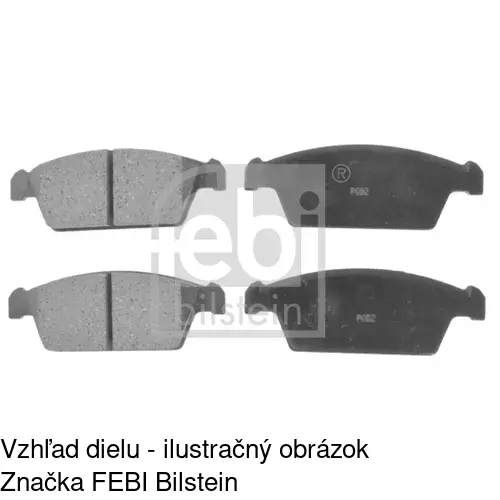 Brzdové dosky POLCAR S70-0331