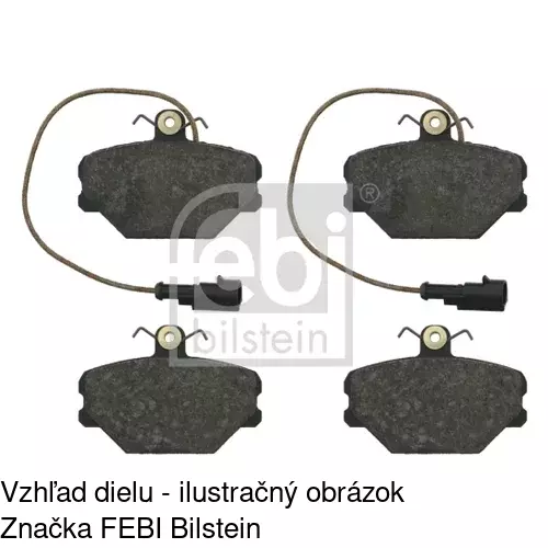 Brzdové dosky POLCAR S70-0335 - obr. 3