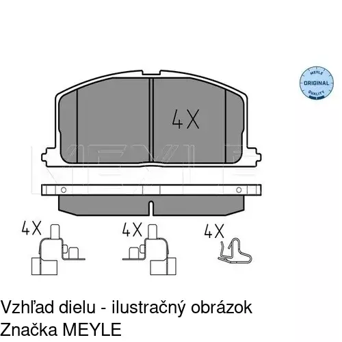 Brzdové dosky POLCAR S70-0336