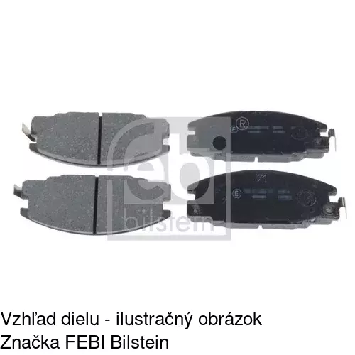 Brzdové dosky POLCAR S70-0379