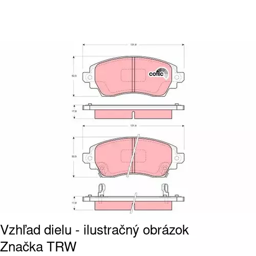 Brzdové dosky POLCAR S70-0415 - obr. 4