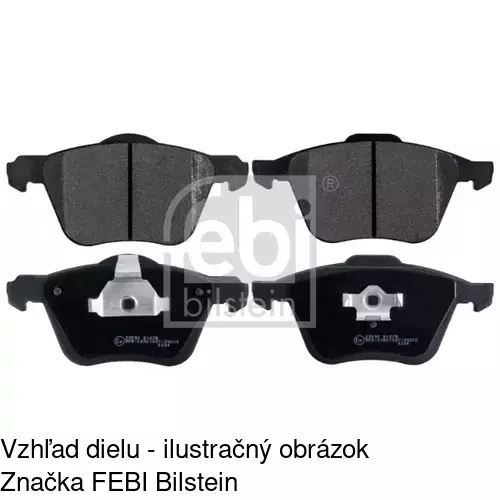 Brzdové dosky POLCAR S70-0478