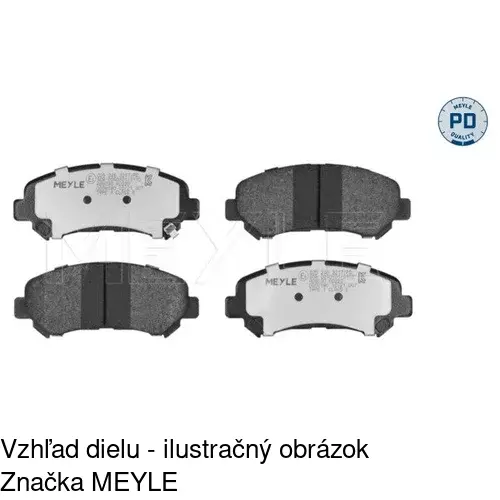 Brzdové dosky POLCAR S70-0480 - obr. 3