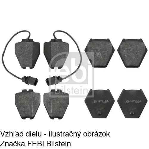 Brzdové dosky POLCAR S70-0482 - obr. 2