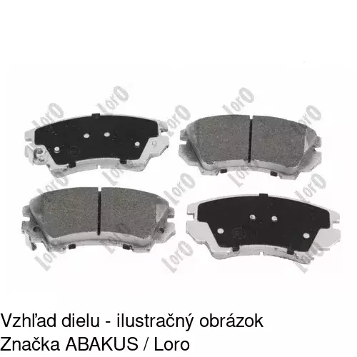 Brzdové dosky POLCAR S70-0520 - obr. 4