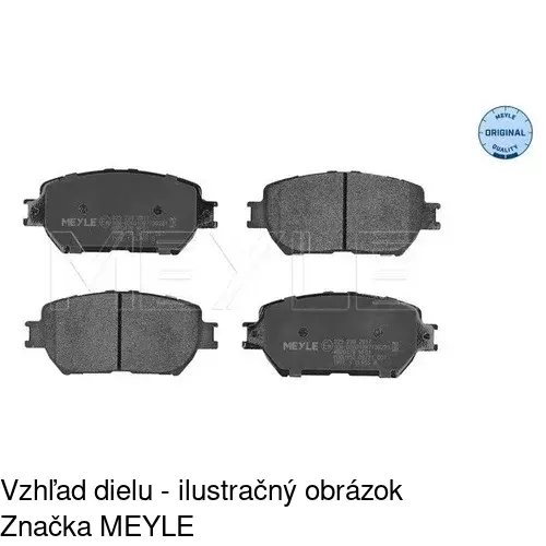 Brzdové dosky POLCAR S70-0521 - obr. 2