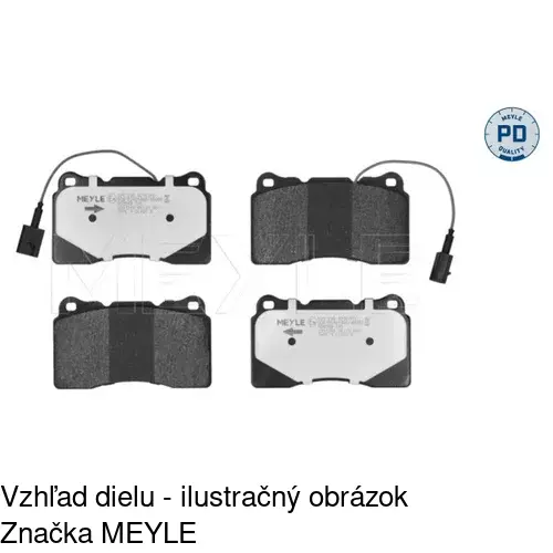 Brzdové dosky POLCAR S70-0565 - obr. 5