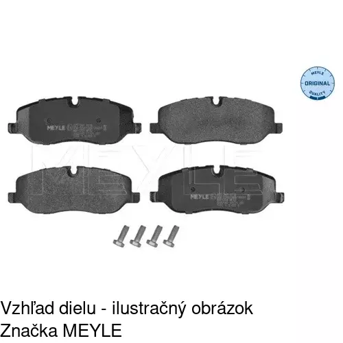 Brzdové dosky POLCAR S70-0584 - obr. 2