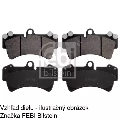 Brzdové dosky POLCAR S70-0603