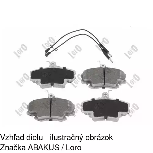 Brzdové dosky POLCAR S70-1103 - obr. 5