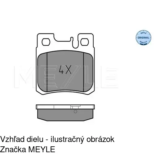 Brzdové dosky POLCAR S70-1104 - obr. 2