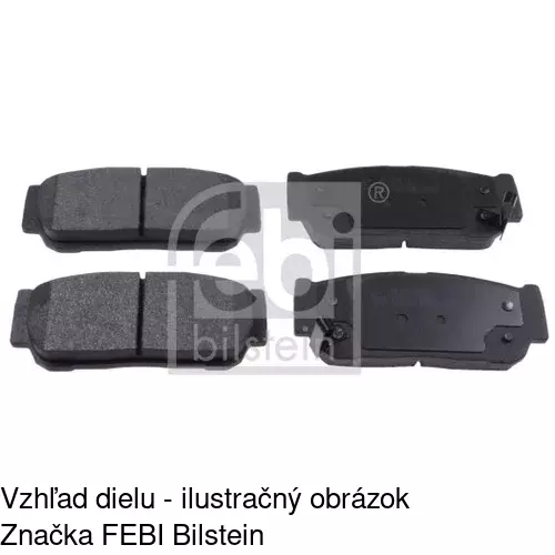 Brzdové dosky POLCAR S70-1175 - obr. 4