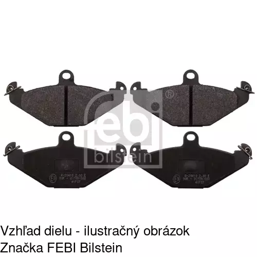 Brzdové dosky POLCAR S70-1180 - obr. 3