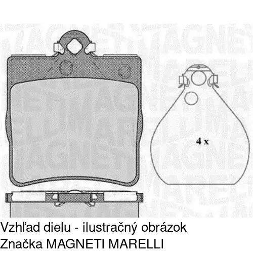 Brzdové dosky POLCAR S70-1182 - obr. 4