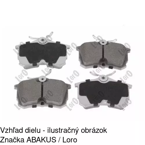 Brzdové dosky POLCAR S70-1220 - obr. 3