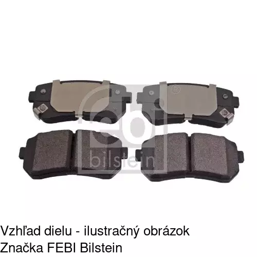 Brzdové dosky POLCAR S70-1223 - obr. 4