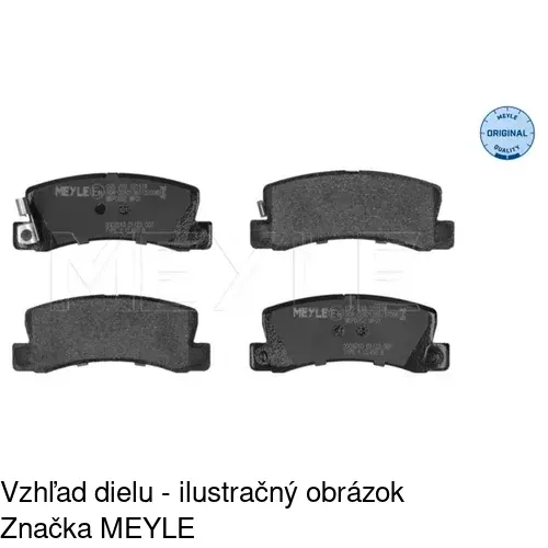 Brzdové dosky POLCAR S70-1348