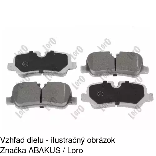 Brzdové dosky POLCAR S70-1366 - obr. 4