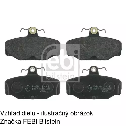 Brzdové dosky POLCAR S70-1400 - obr. 4