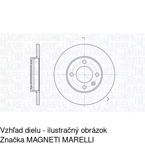 Brzdový kotúč POLCAR S71-0004 - obr. 2