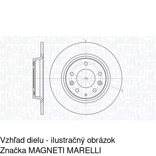 Brzdový kotúč POLCAR S71-1050 - obr. 1