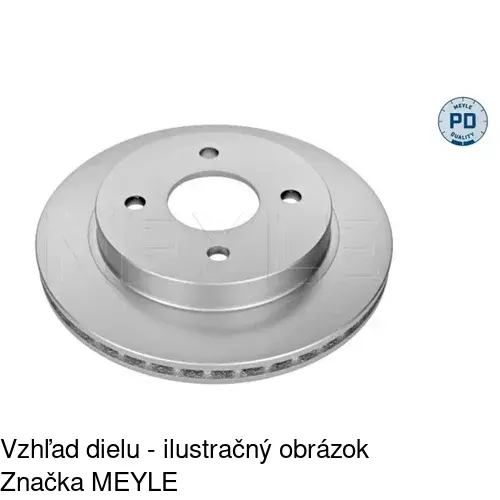 Brzdový kotúč POLCAR S71-1134 - obr. 3