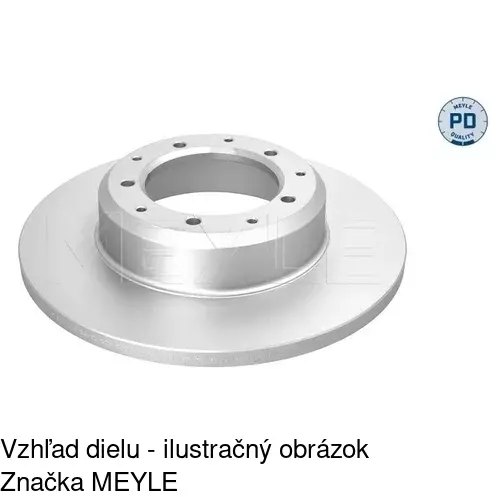 Brzdový kotúč POLCAR S71-1218 - obr. 1