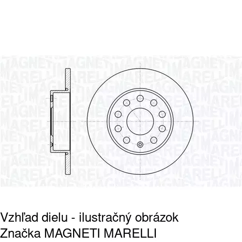 Brzdový kotúč POLCAR S71-1220 - obr. 1