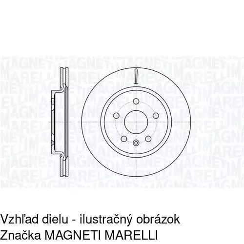 Brzdový kotúč POLCAR S71-1353