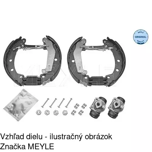 Brzdové čeľuste POLCAR S72-1011 - obr. 3