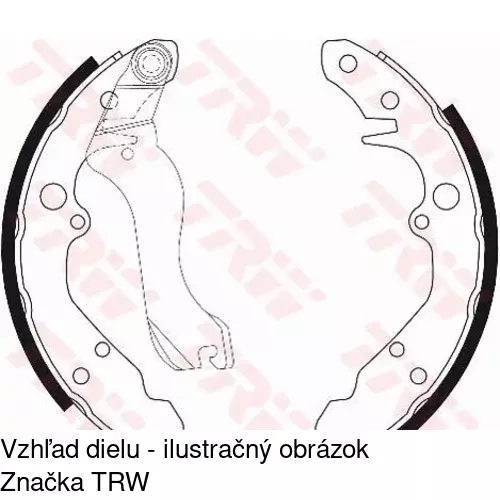 Brzdové čeľuste POLCAR S72-1015