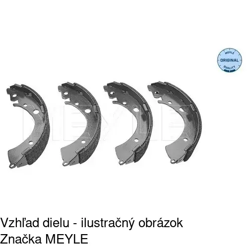 Brzdové čeľuste POLCAR S72-1050 - obr. 4