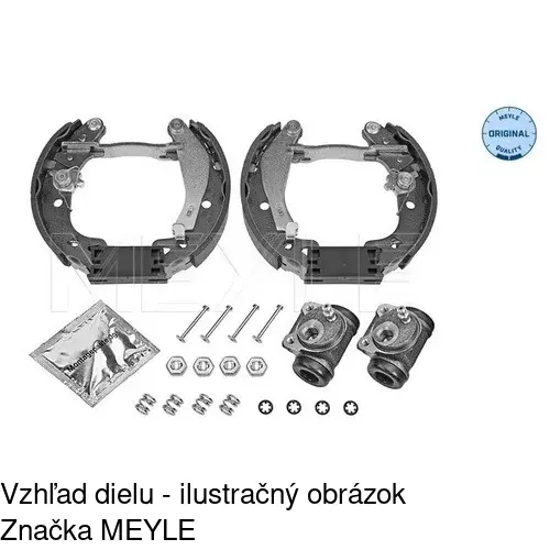 Brzdové čeľuste POLCAR S72-1061 - obr. 2