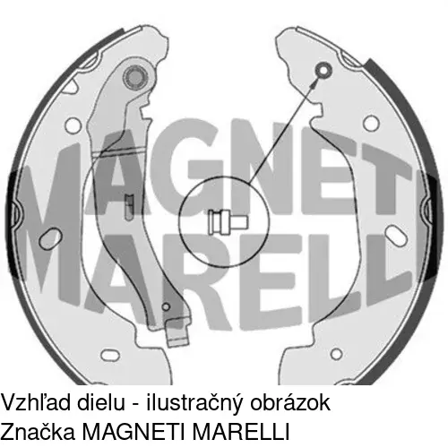 Brzdové čeľuste POLCAR S72-1091