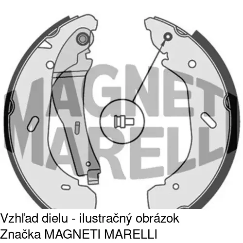 Brzdové čeľuste POLCAR S72-1095