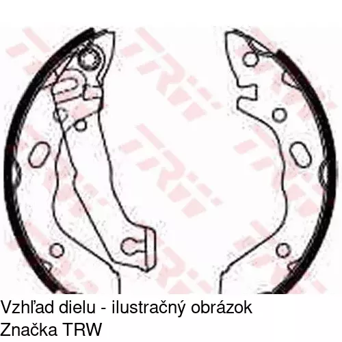 Brzdové čeľuste POLCAR S72-1096 - obr. 4