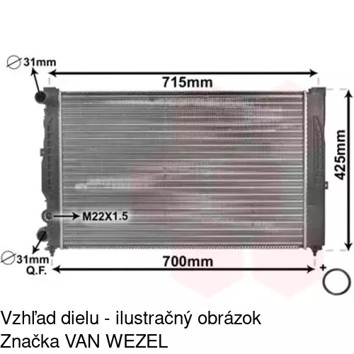 Chladiče vody 132408B1 /POLCAR/