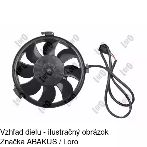 Ventilátory chladičov POLCAR 132423W5