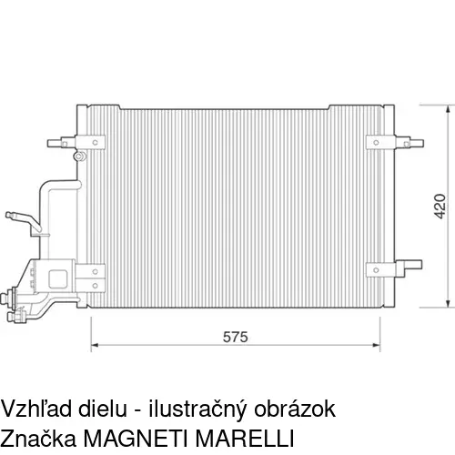 Chladiče klimatizácie POLCAR 1324K8C1