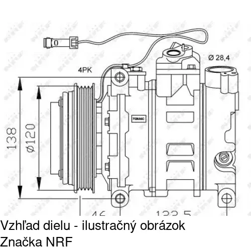 Kompresor AC POLCAR 1326KS-2 - obr. 1