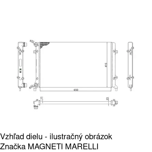 Chladiče vody POLCAR 133108A1 - obr. 4