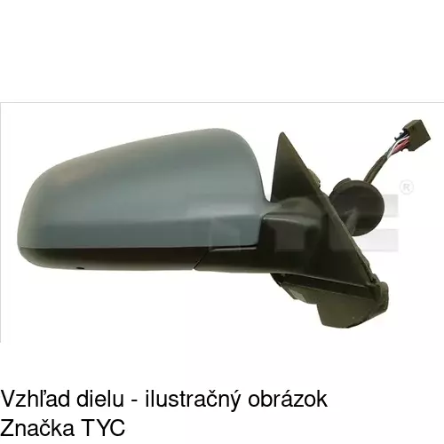 Vonkajšie zrkadlo POLCAR 1331518S