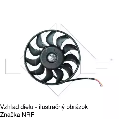 Ventilátor bez krytu / podpery POLCAR 133423U3-Q