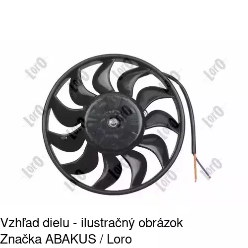 Ventilátor bez krytu / podpery POLCAR 133423U3-Q - obr. 2