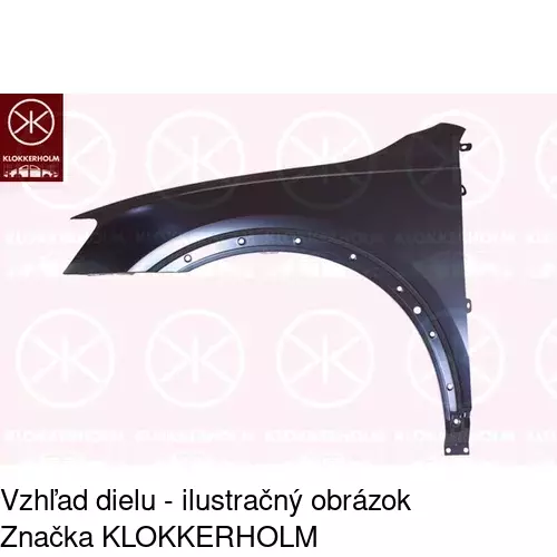 Predný blatník POLCAR 13X102