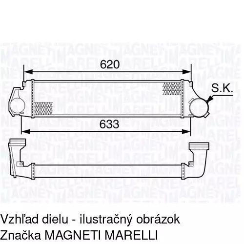 Chladiče vzduchu (Intercoolery) POLCAR 2009J8-1