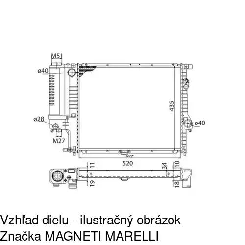 Chladiče vody POLCAR 201608-3 - obr. 4