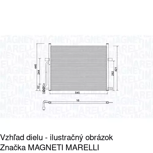 Chladiče klimatizácie POLCAR 2034K8C1